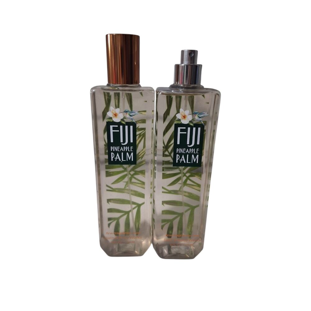 Rare Bath & Body Works Women's Fresh Tropical Fiji Pineapple Palm 2pcs Body Mist